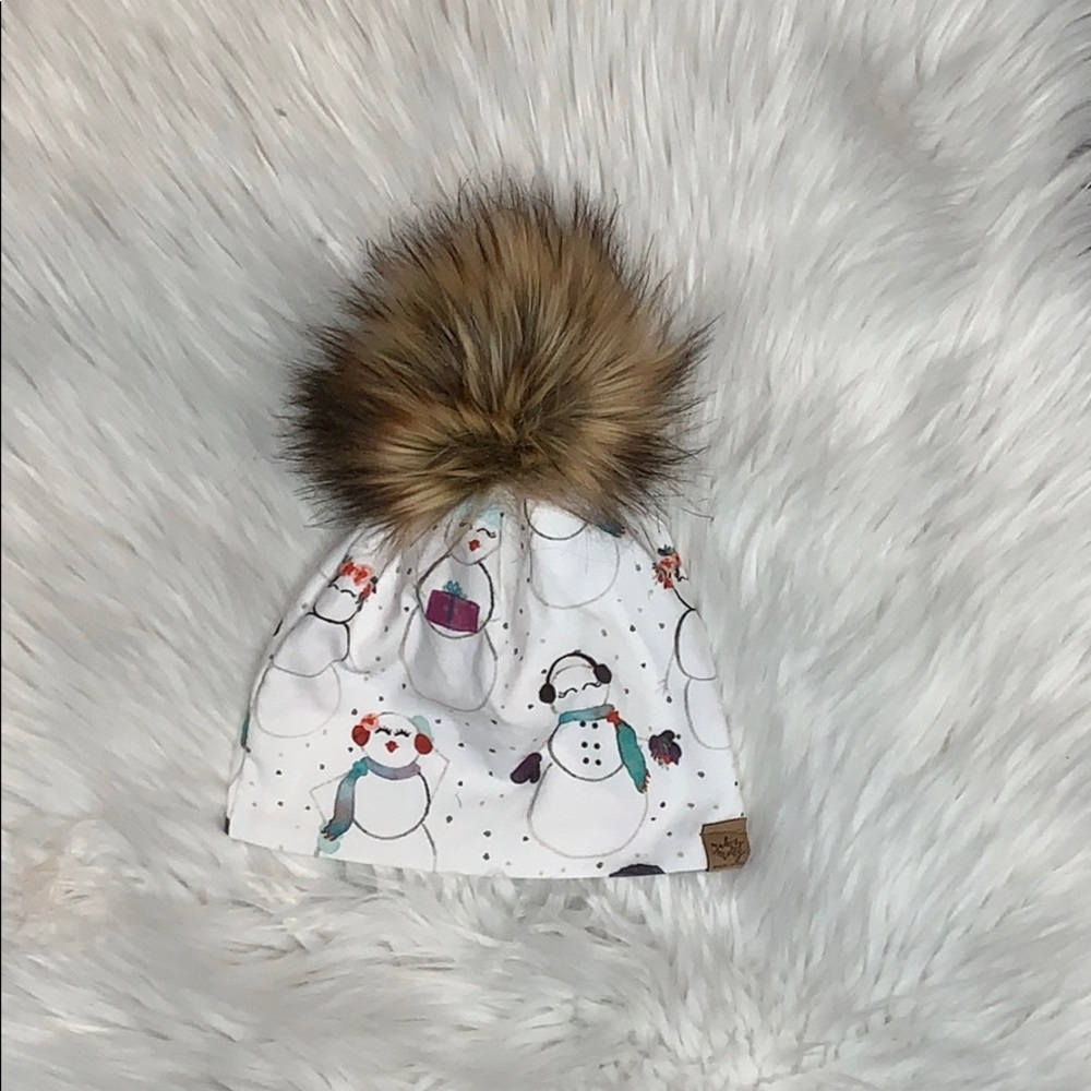 Baby Fur Pom Beanie
